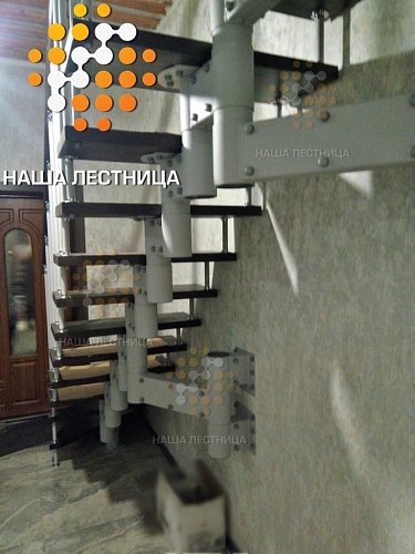 Прямая лестница модульная №114 - фото №2