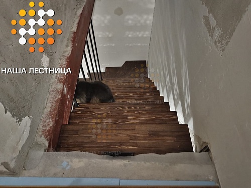 Г образная лестница модульная №238 - фото №3