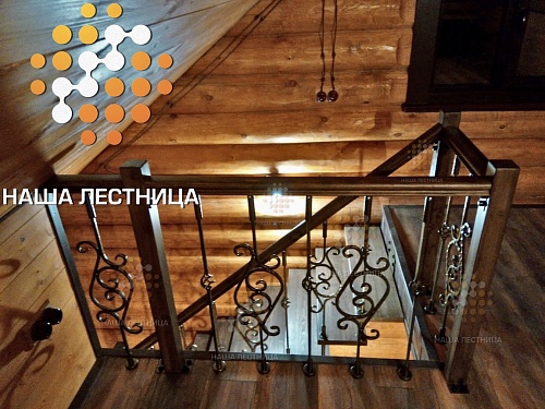 Г образная лестница модульная №228 - фото №8