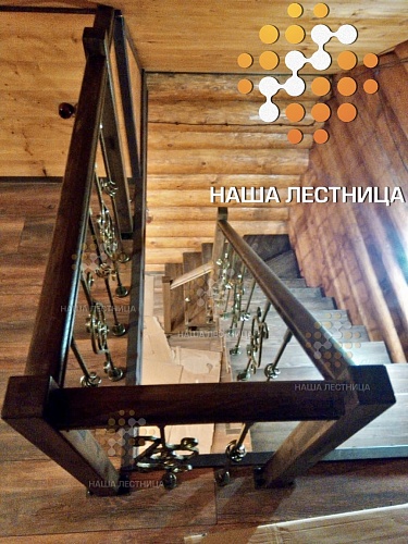 Г образная лестница модульная №228 - фото №4