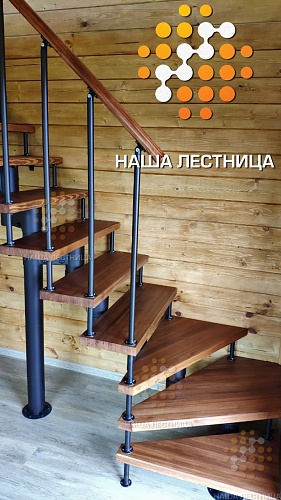 Г образная лестница модульная №217 - фото №2