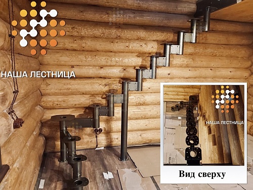 Г образная лестница модульная №228 - фото №5