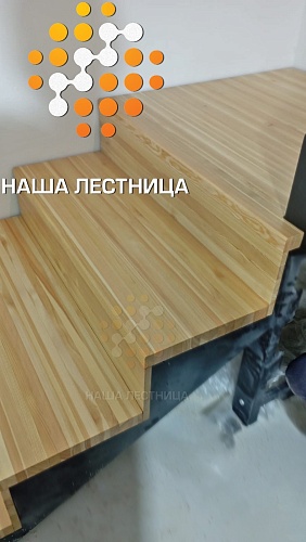 Лестница на стереокосоуре серии "ЛОФТ" №717 - фото №4
